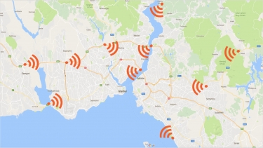 Tüm kritik noktalardan gelen sensör donma uyarı verisi merkezde dashboard edilir.